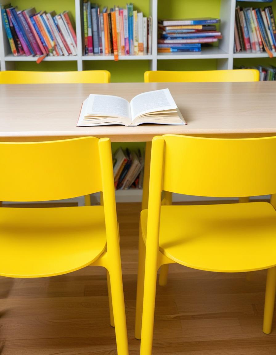 Book on a clean table.